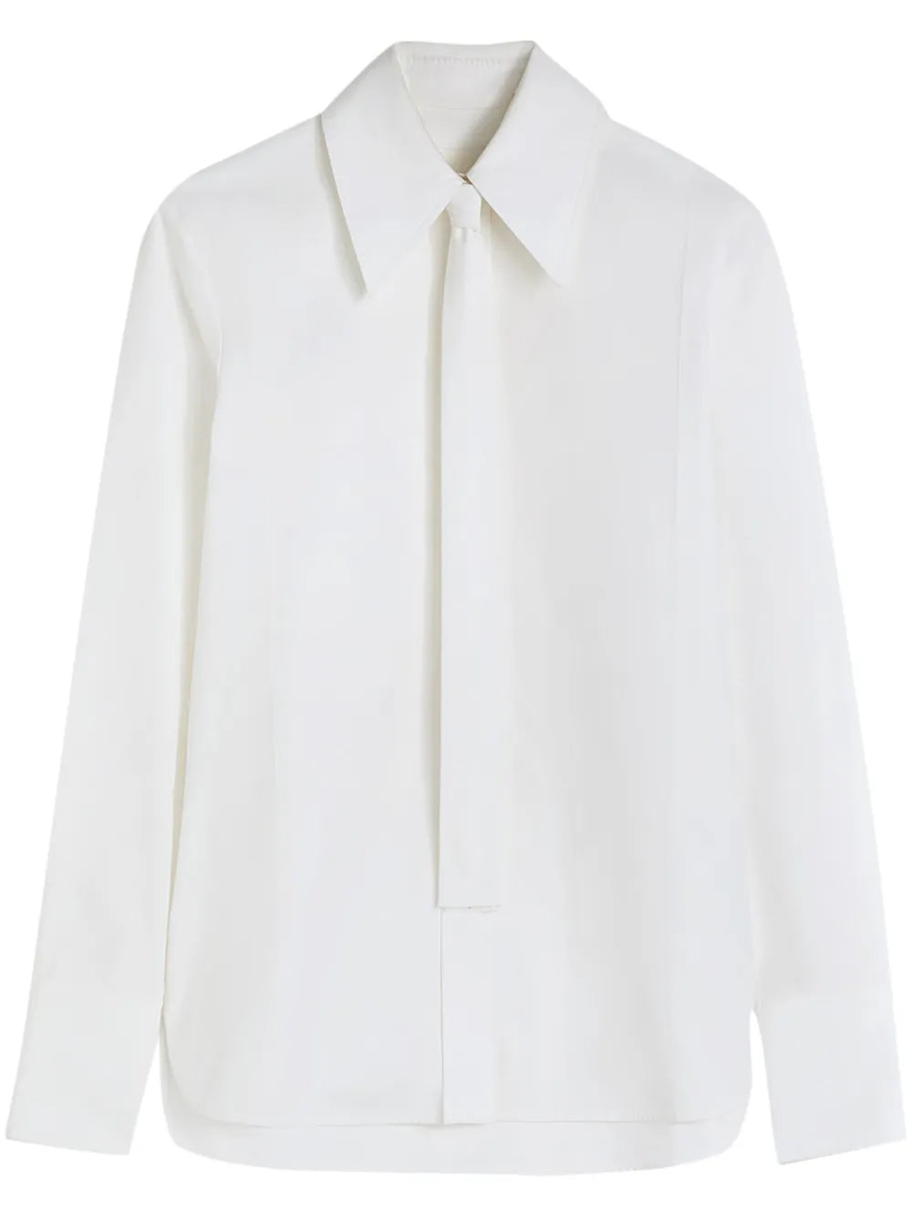 Tie-Detail Cotton Shirt