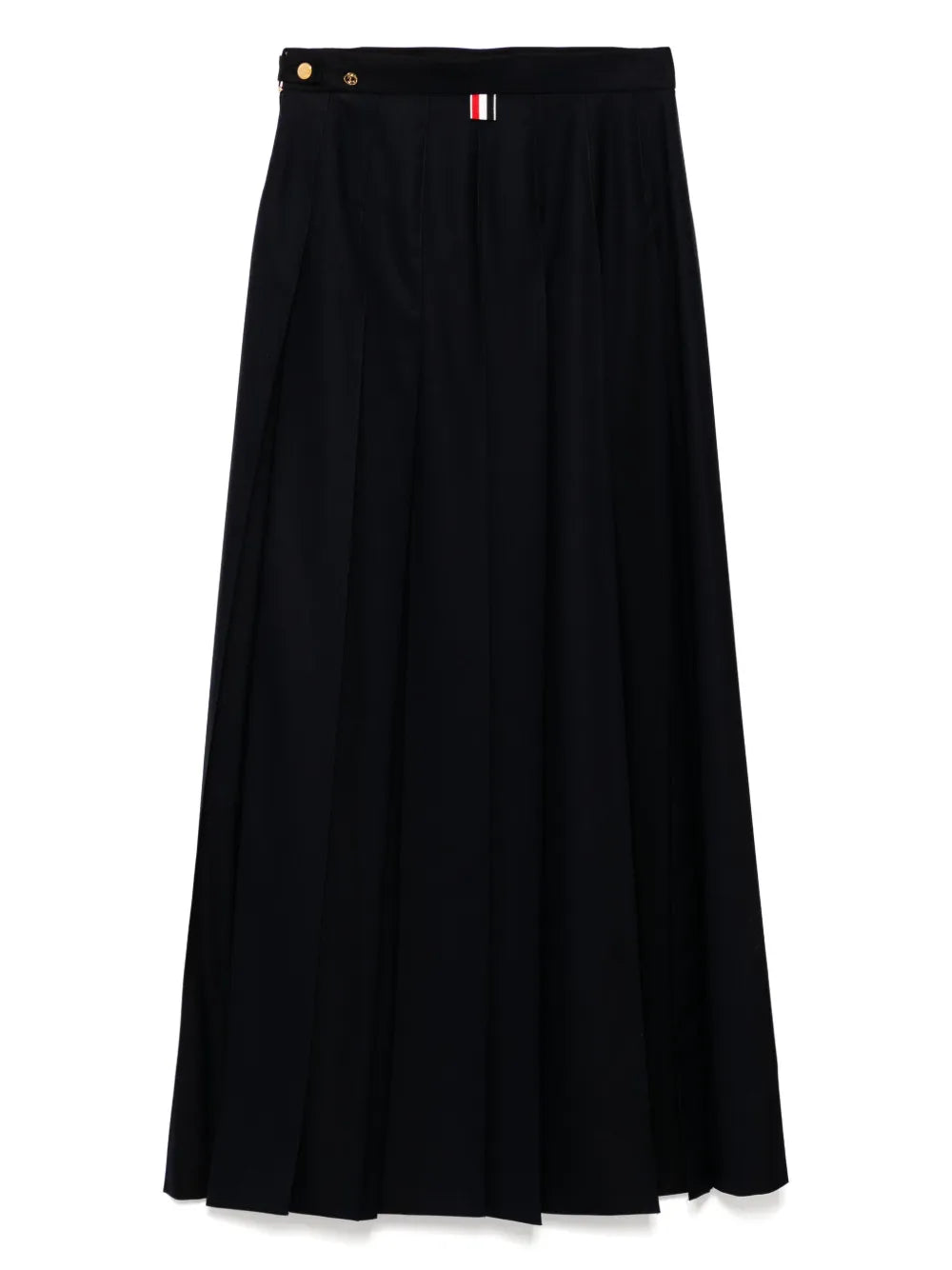 Twill Pleated Skirt