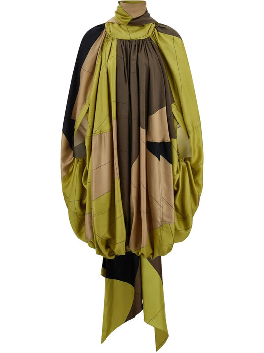 Printed Silk Dress