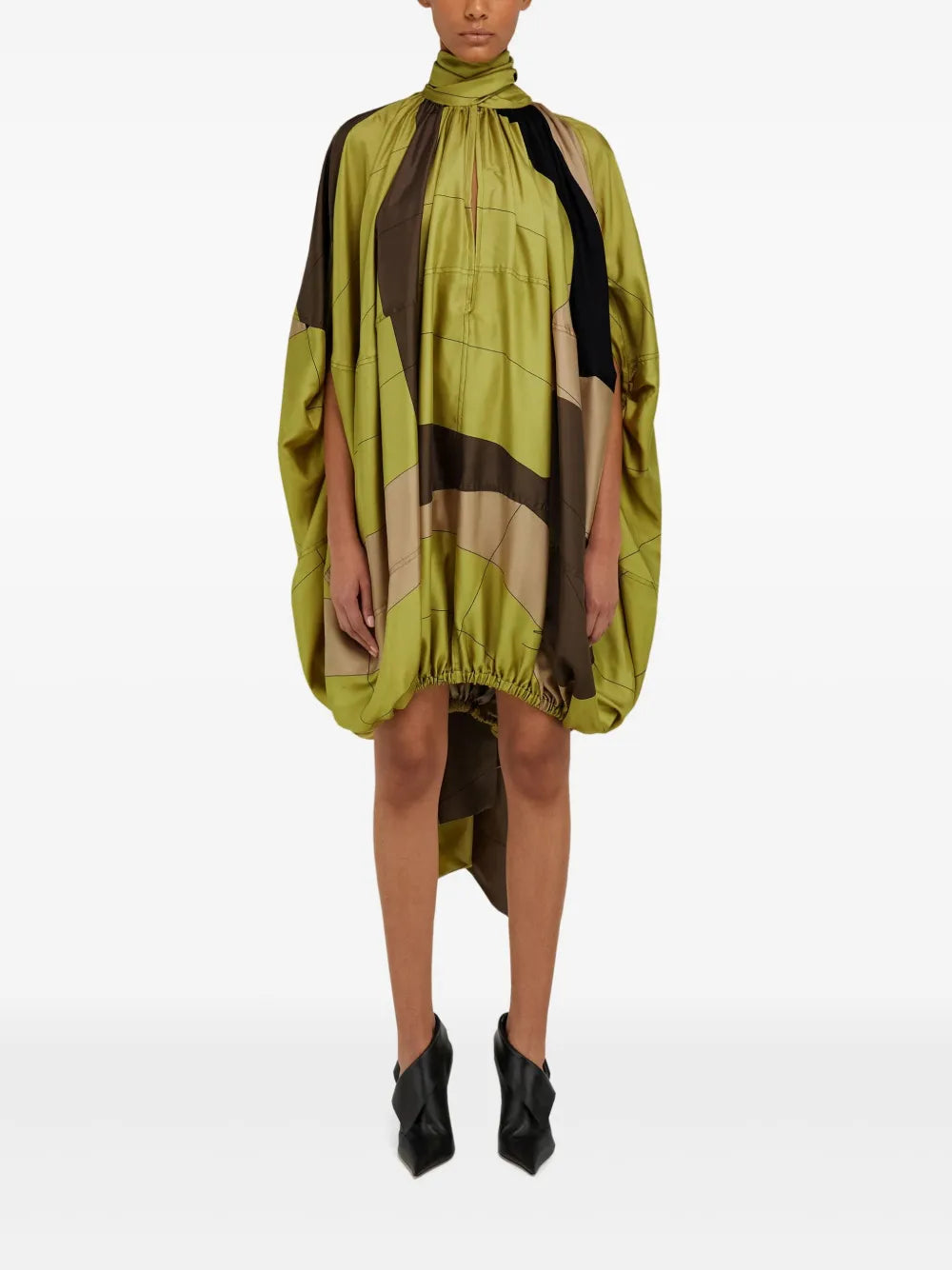 Printed Silk Dress