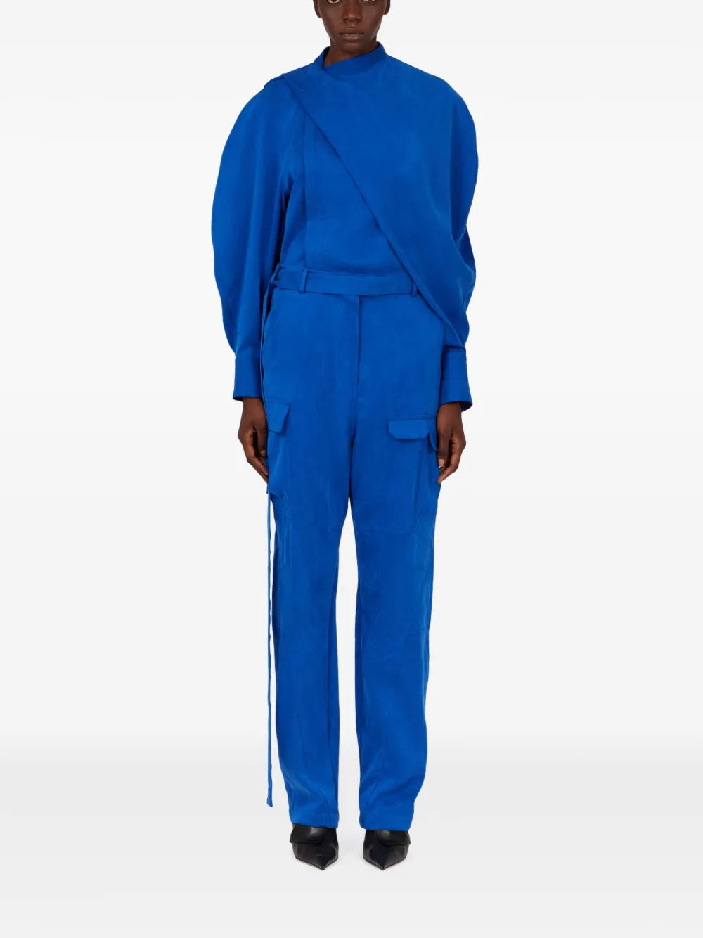 Cargo Straight-Leg Trousers