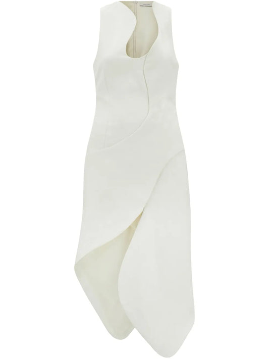 Asymmetric Midi Dress