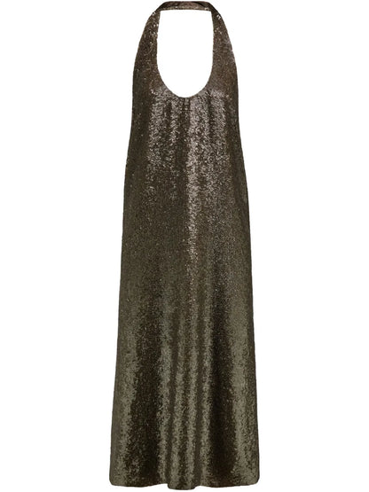 Sequinned Midi Dress