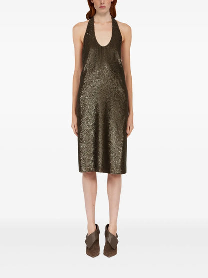 Sequinned Midi Dress