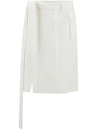 Wrap Midi Skirt