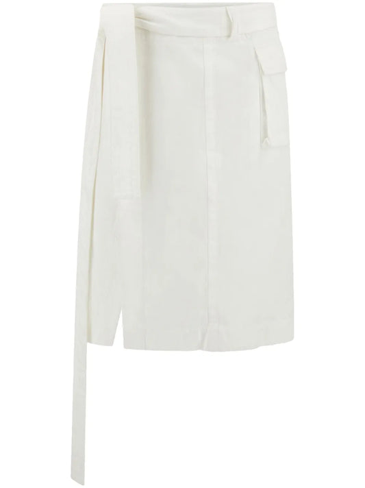Wrap Midi Skirt