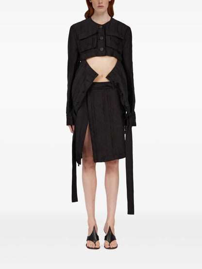 Wrap Midi Skirt