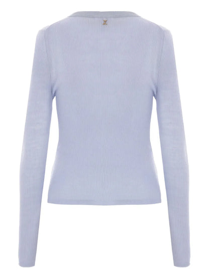 Ribbed Long-Sleeves Henley T-Shirt