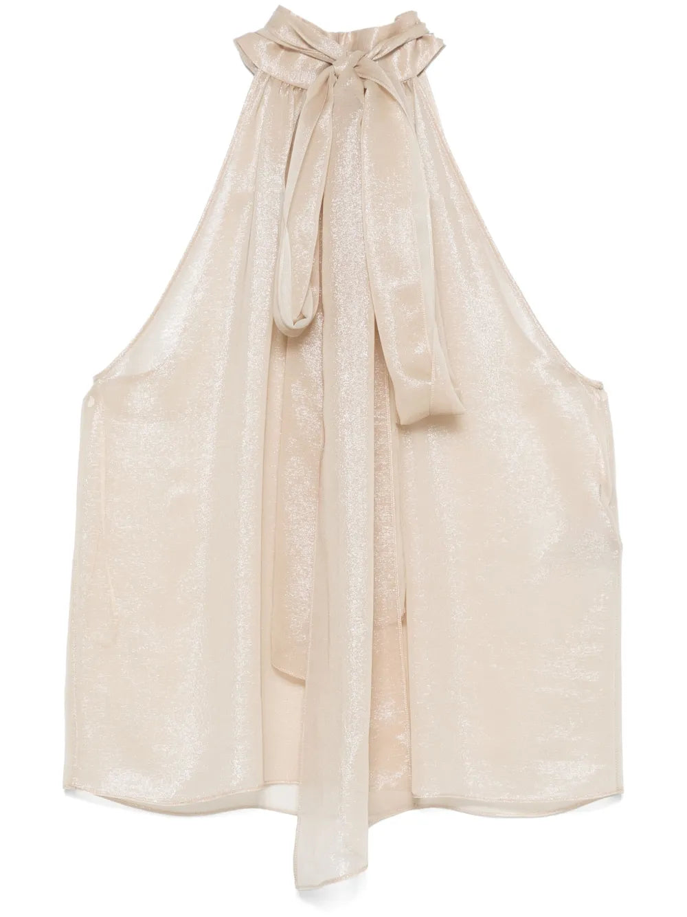 Pussy-Bow Collar Blouse