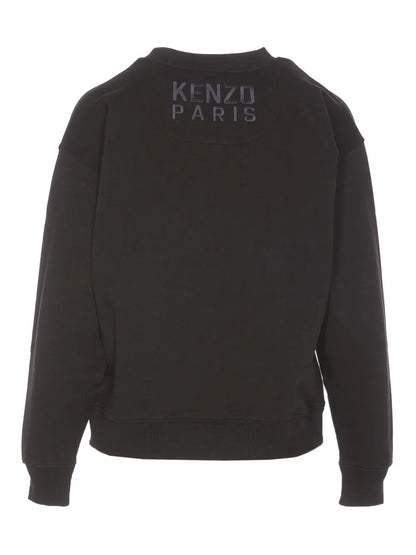 Happy Tiger Embroidered Sweatshirt