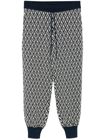 Toute La V Jacquard Track Pants