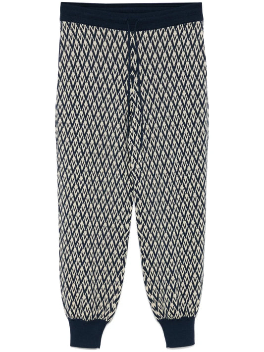 Toute La V Jacquard Track Pants