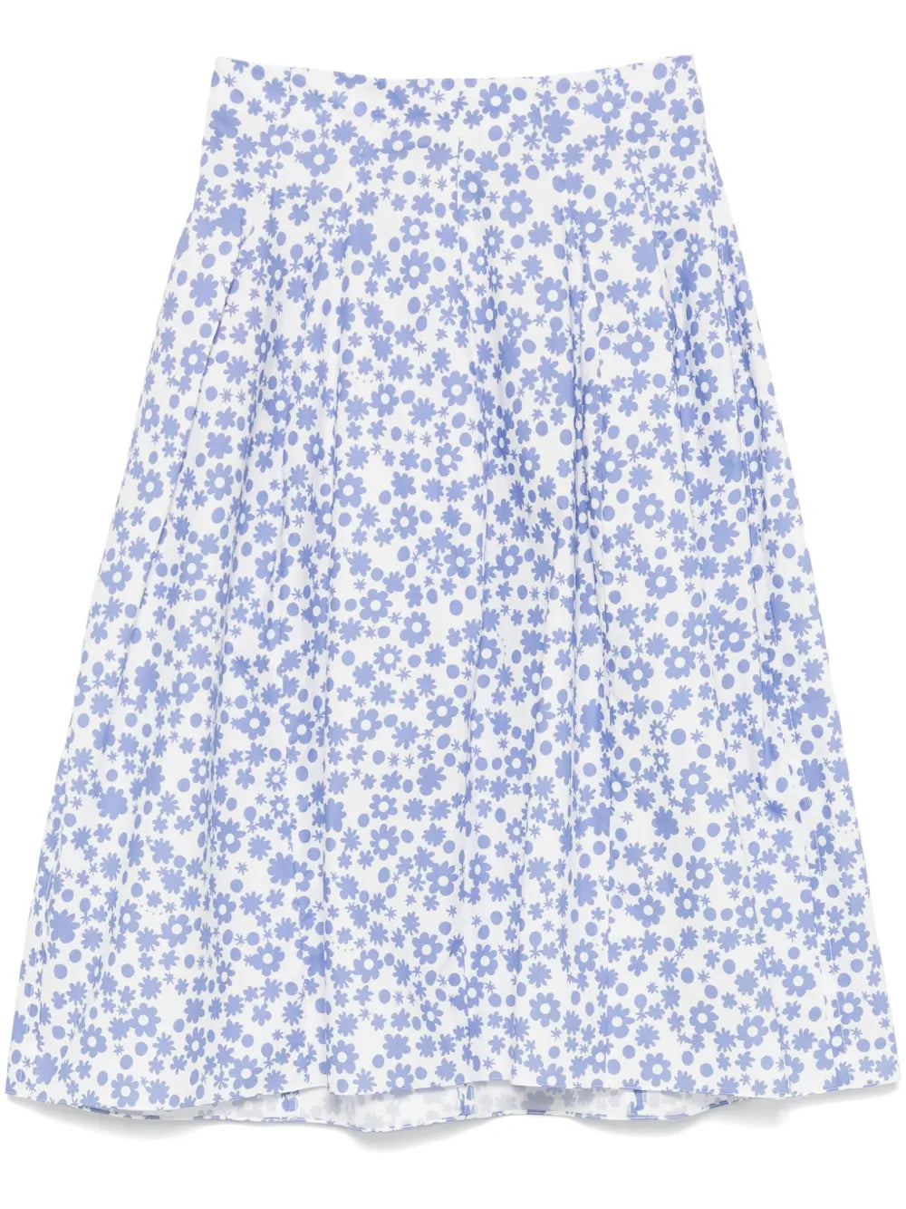 Poplin Midi Skirt