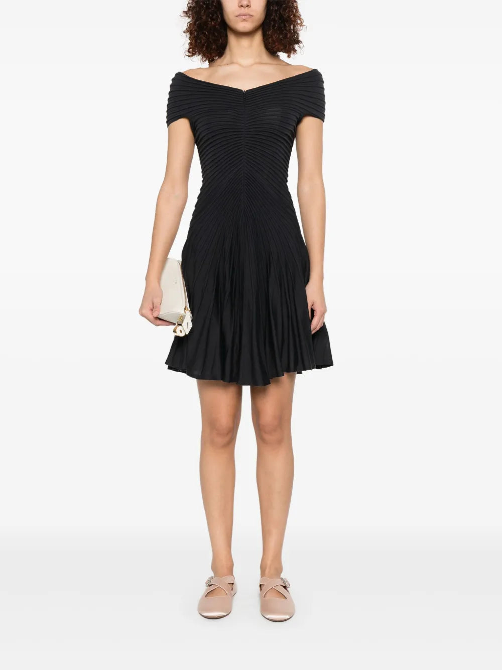 V-Neck Mini Dress