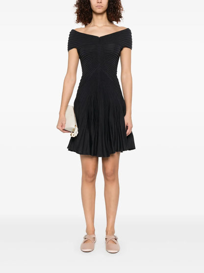 V-Neck Mini Dress