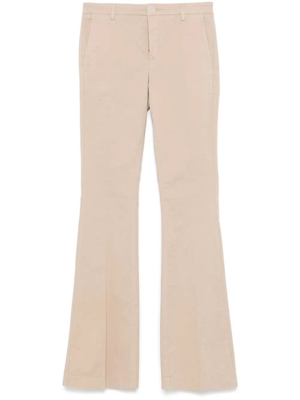 Flared Twill Trousers