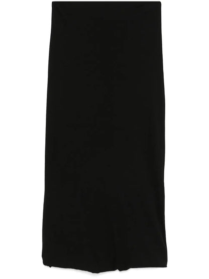 Crepe Midi Skirt