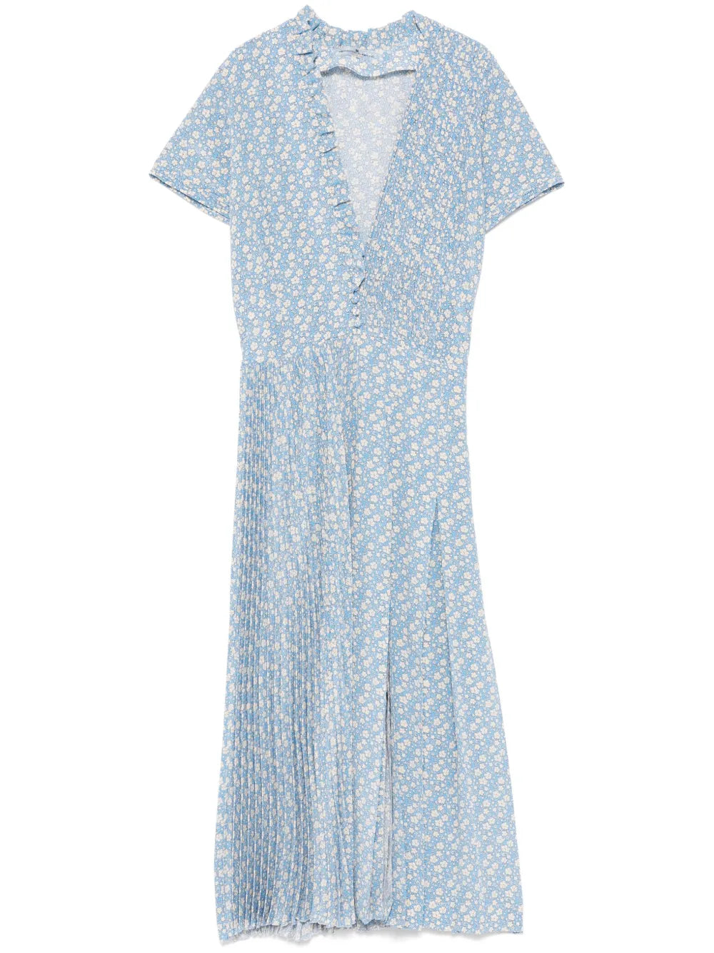 Floral-Print Midi Dress