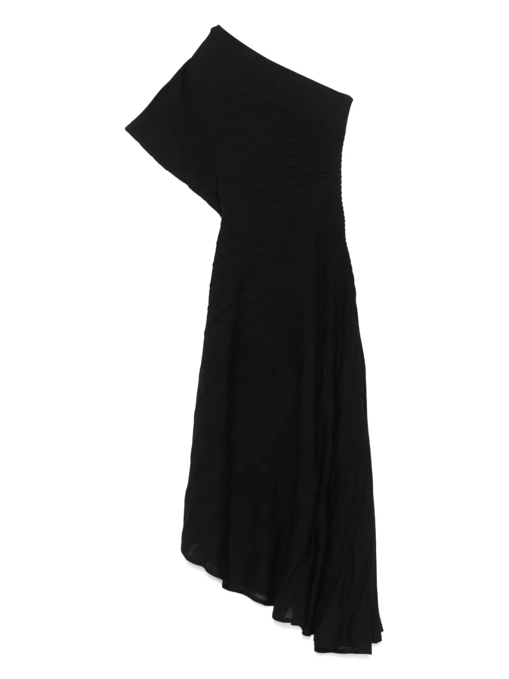 Asymmetrical Knit Midi Dress