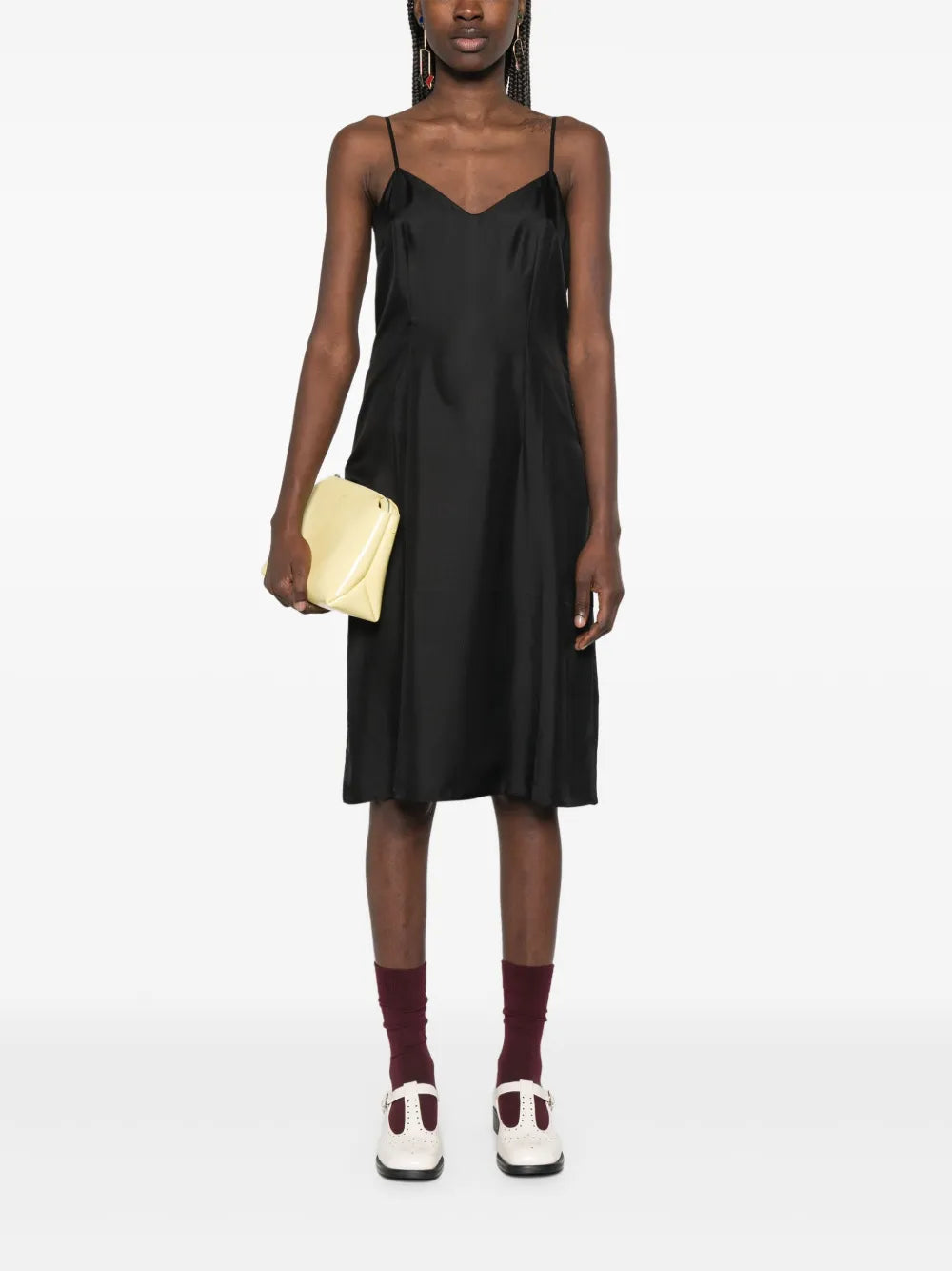 Silk Midi Dress