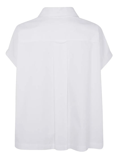 Short-Sleeve Cotton Blouse