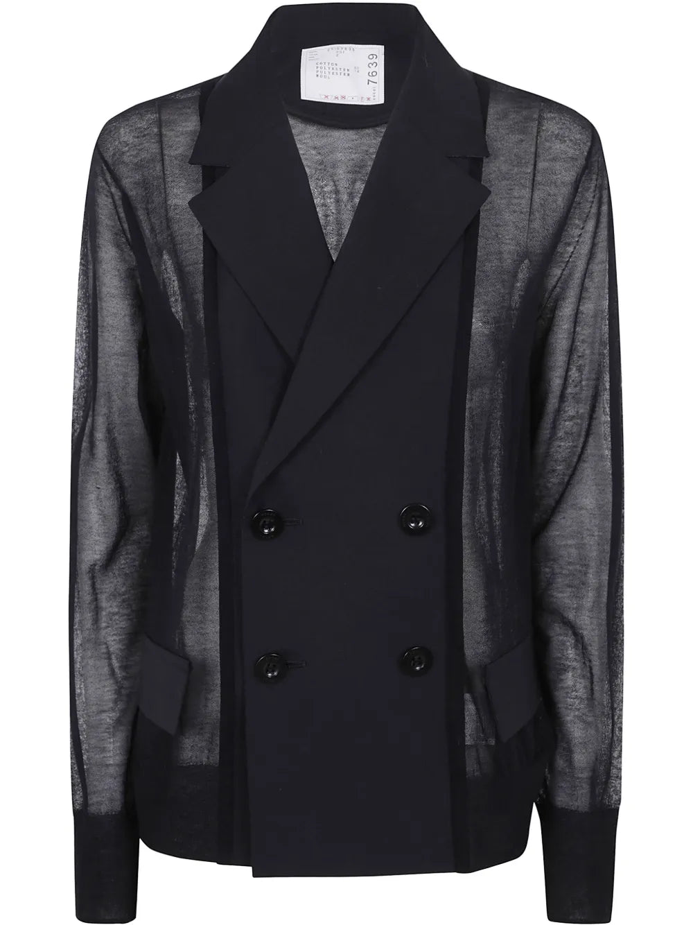 Semi-Sheer Blazer