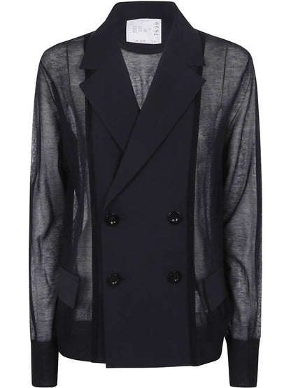 Semi-Sheer Blazer