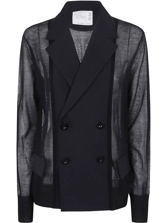 Semi-Sheer Blazer