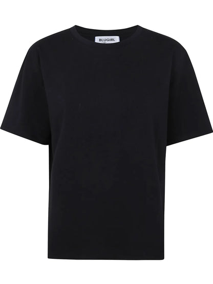 Logo Plaque Cotton T-Shirt