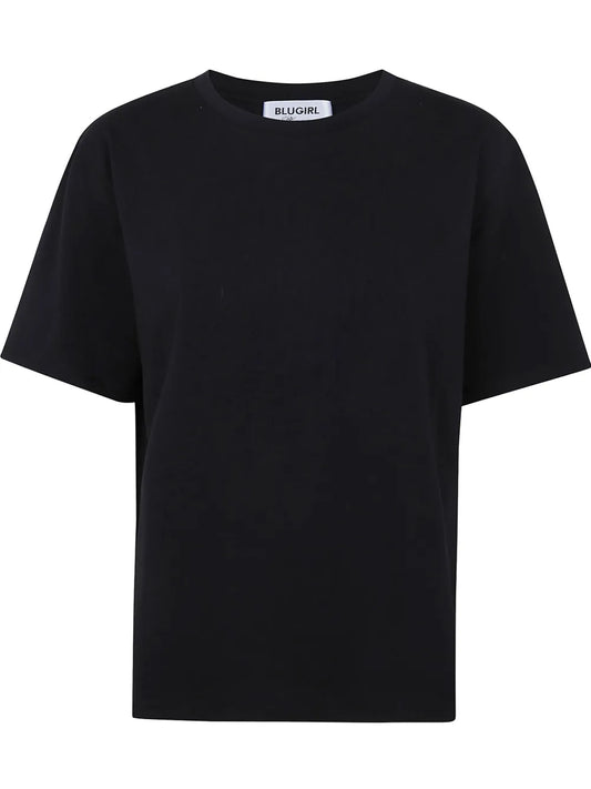 Logo Plaque Cotton T-Shirt