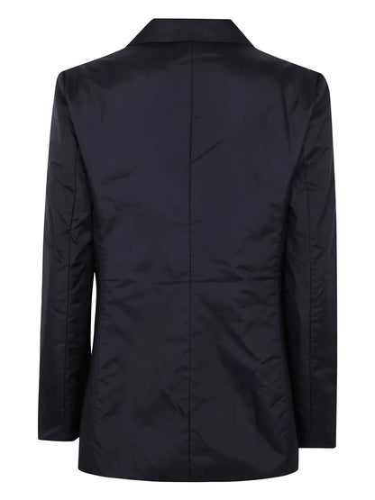 Patch-Pocket Single-Breasted Blazer