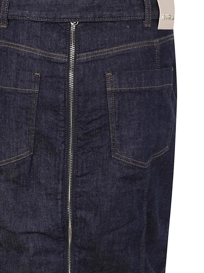 Denim Midi Skirt