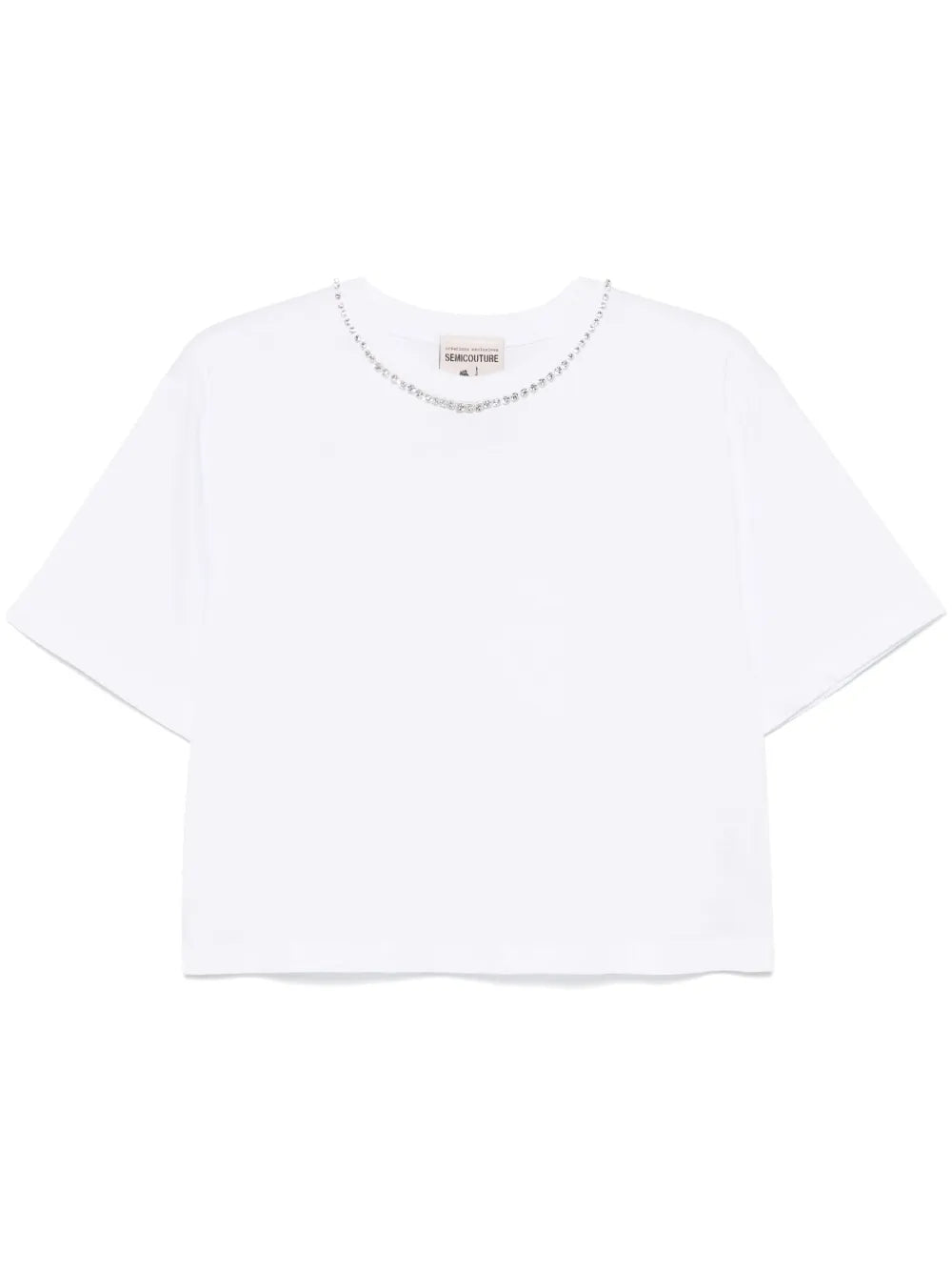 Crystal-Embellished T-Shirt