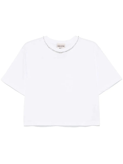 Crystal-Embellished T-Shirt