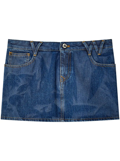 Denim Mini Skirt