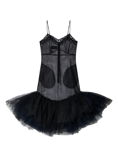 Ballet Tutu-Hem Mini Dress