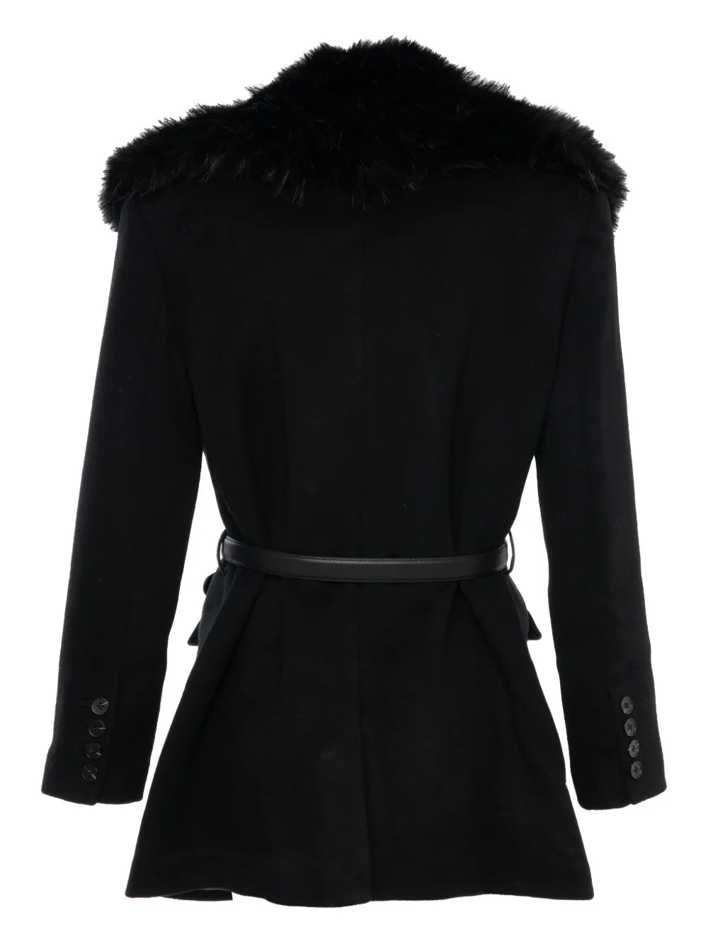 Faux Fur-Collar Jacket