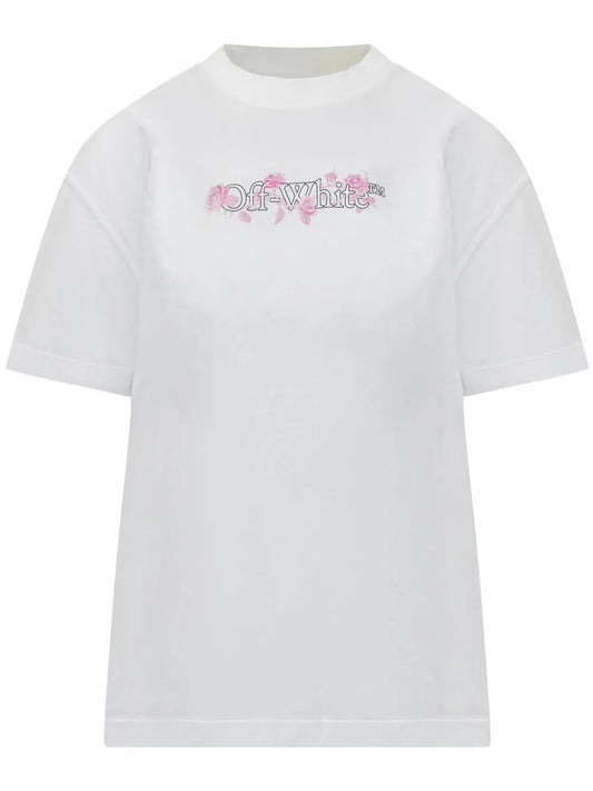 Bookish Roses-Print T-Shirt