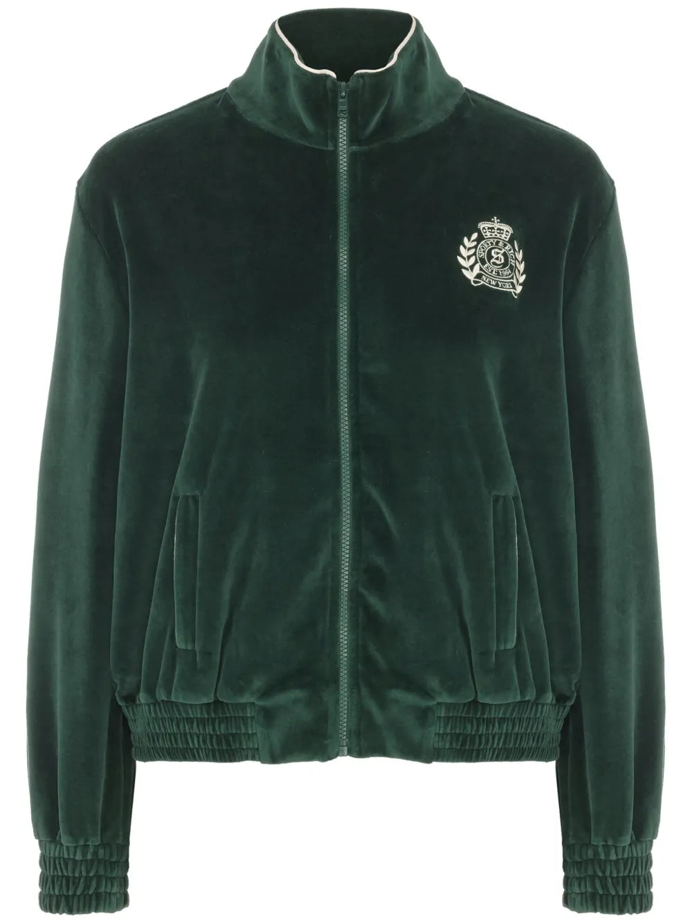Crest Velour Track Jacket