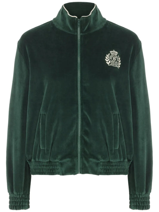 Crest Velour Track Jacket