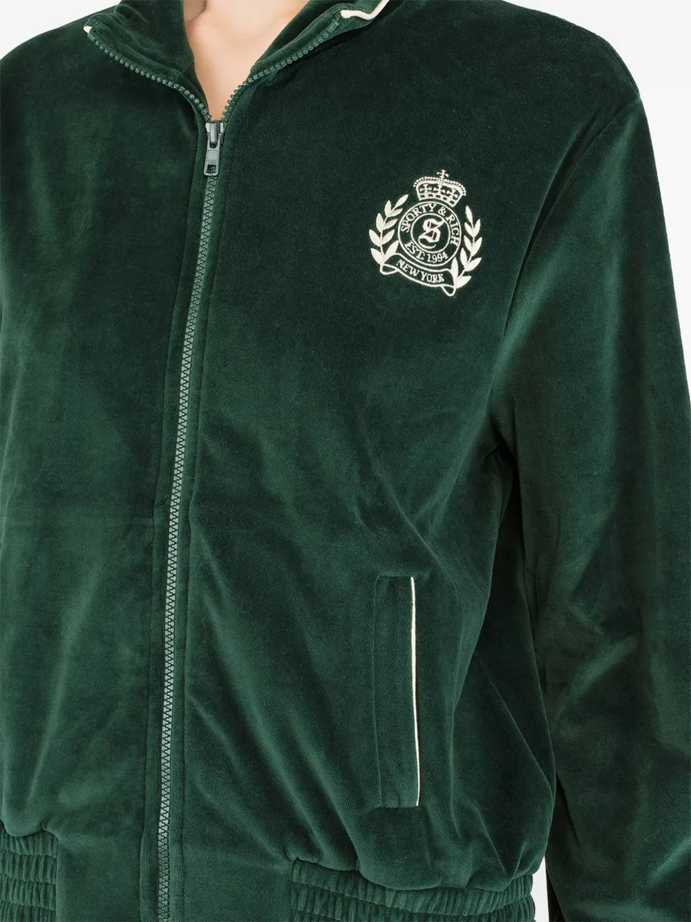 Crest Velour Track Jacket
