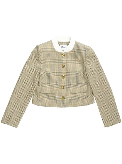 Check Wool Jacket