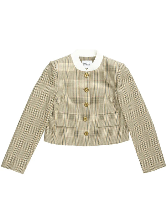 Check Wool Jacket