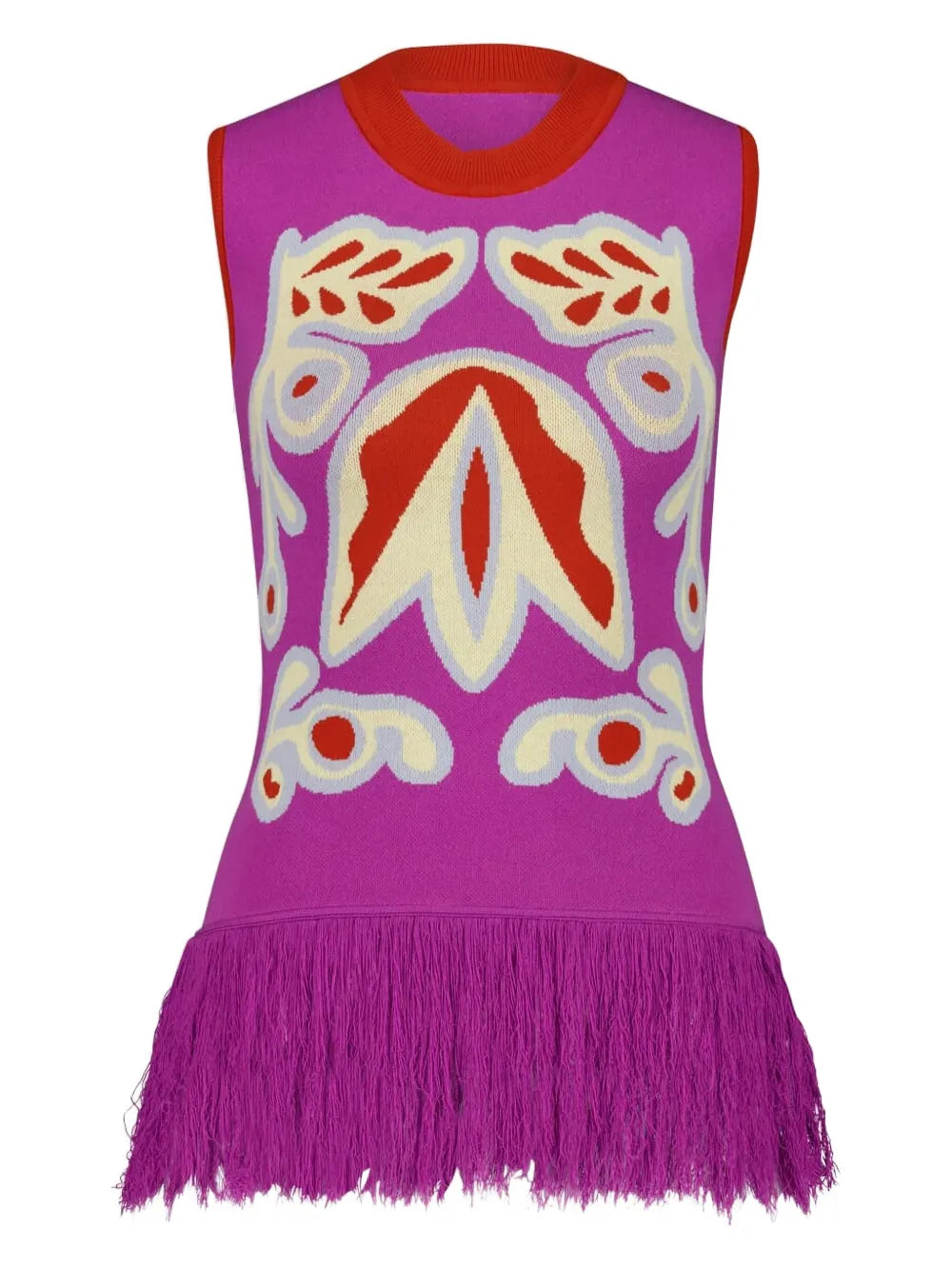 Tina Bellflower Jacquard Tank Top