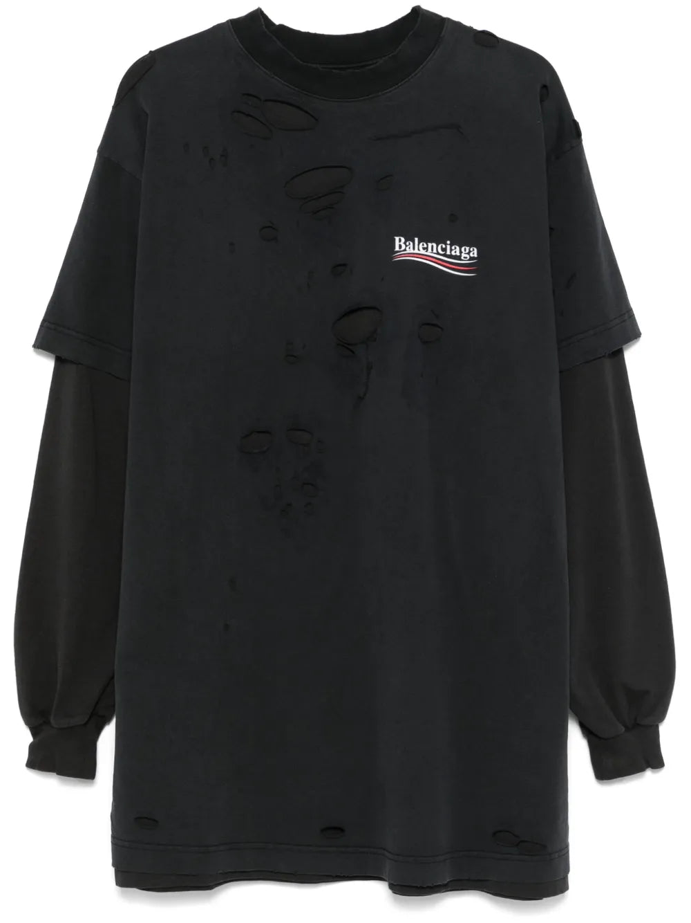 Destroyed Layered T-Shirt