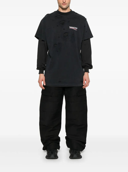Destroyed Layered T-Shirt