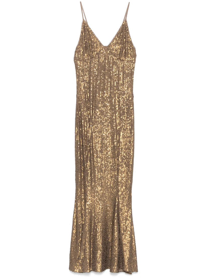 Fishtail Slip Midi Dress