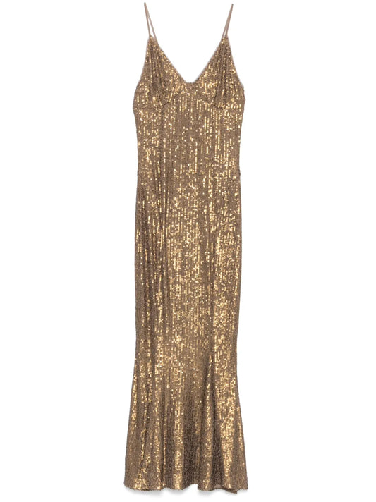 Fishtail Slip Midi Dress