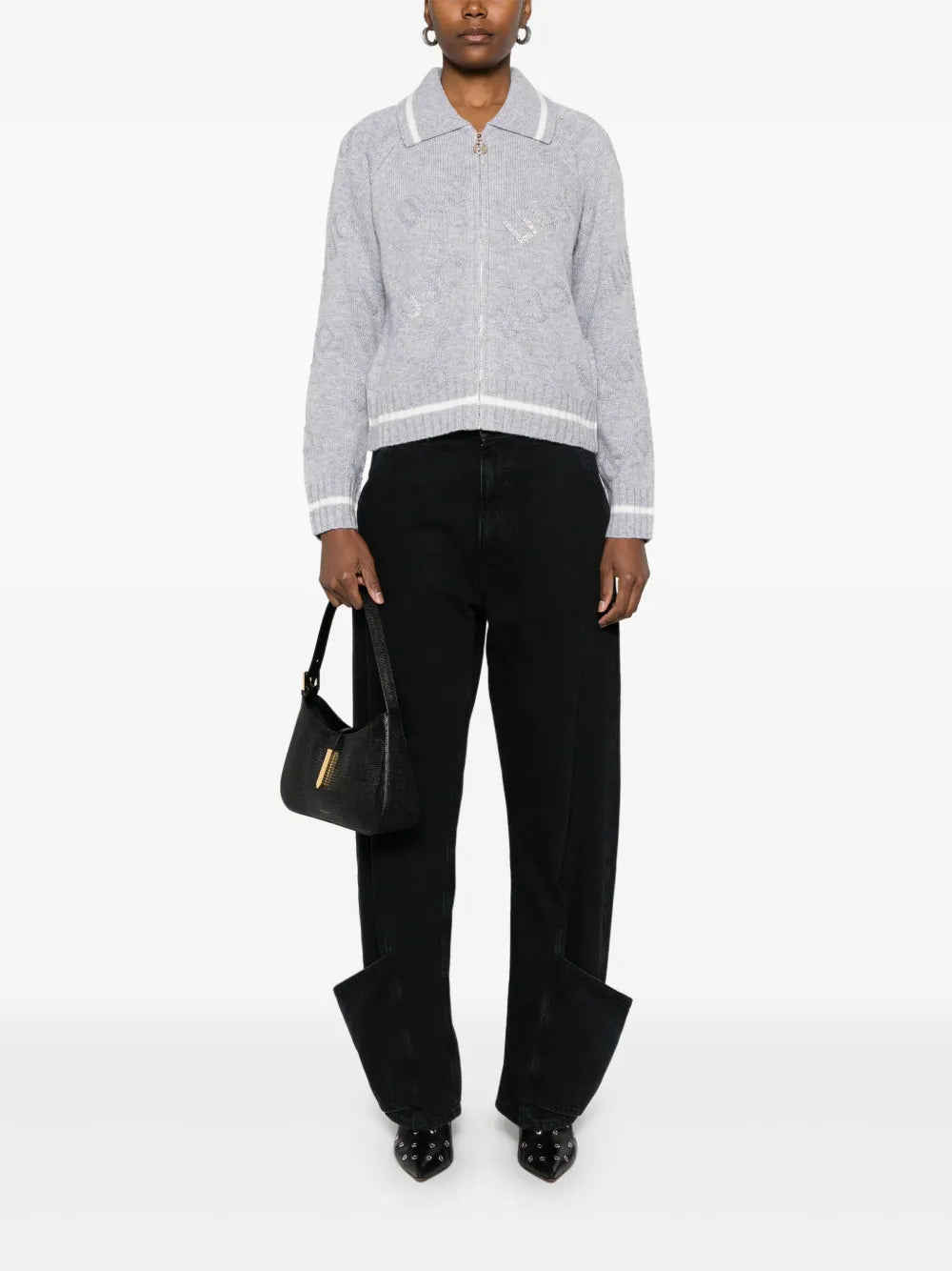 Logo-Embellished Cardigan