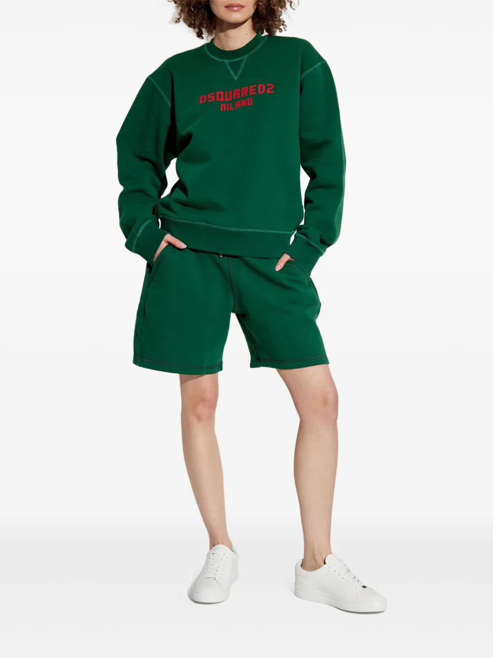 Printed Track Shorts